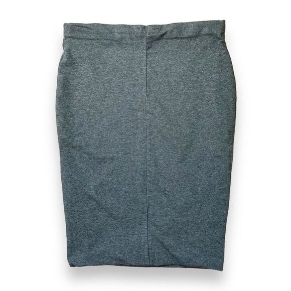 Zara W & B Collection Heather Gray Stretch Mini Skirt Sz 28 - Picture 6 of 11